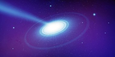 Starburst and shining stars in the depths of space. Universe background.