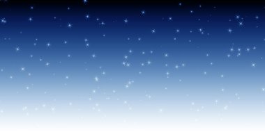 Stars in the night sky. Suitable for background, design element, wallpaper and digital print.