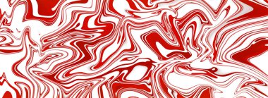 Red and white marble patterned background. Horizontal and long fluid texture. It can be used for wallpaper, background pattern, decorative element and stretch ceiling decoration.