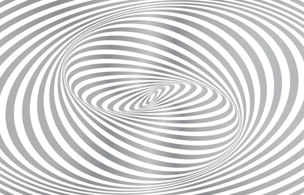 Srebrnoszara Spiralna Iluzja Optyczna Tapety Element Projektu Tło Sufit Napinany — Zdjęcie stockowe