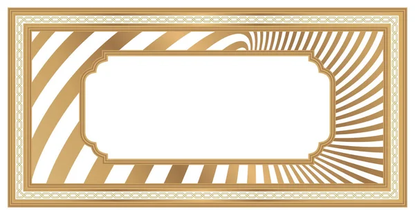 Modello Decorazione Soffitto Teso Cornice Decorativa Goffrata Giallo Oro Motivo — Foto Stock
