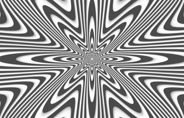 Image Illusion Optique Avec Des Rayures Noires Blanches Utilisé Pour — Photo