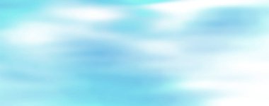 Mavi gökyüzü, ipeksi yumuşak bulutlar gökyüzü arka planı. Geniş tavan dekorasyonu için pürüzsüz gökyüzü tasarımı