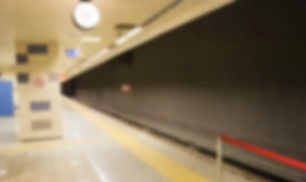 Abstract Blur Underground Metro Station Background — Stock Photo, Image