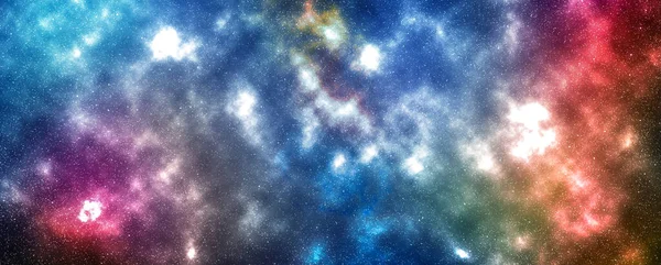 Νεφέλωμα Και Φώτα Αστέρι Στο Βαθύ Διάστημα Εικόνα Φόντου — Φωτογραφία Αρχείου