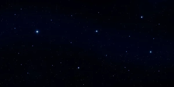 Glödande Stjärnor Mörk Rymd Cosmos Universum Bakgrund — Stockfoto