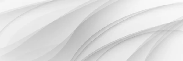 Linhas Curvas Onduladas Horizontais Com Sombras Nas Cores Cinza Branco — Fotografia de Stock