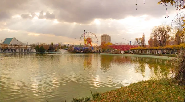 Ankara Genclik Parki Amusement Park Ferris Wheel — Stock Photo, Image