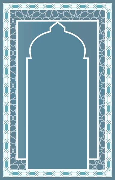 伊斯兰祈祷地毯的设计 您可以使用背景 设计元素和纺织品印花 — 图库照片