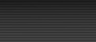 Panoramik, siyah renkli, kıvrımlı kapaklı kapı dokusu. Metal kaplama, yatay çizgili arkaplan