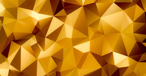 Gold yellow triangular patterned crystal texture background image