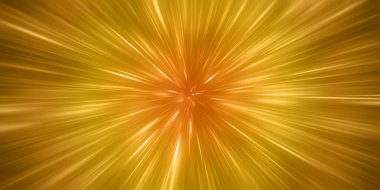 Sarı parlak galaksi ışıkları. Hareket bulanıklığı etkisi. Uzay yolculuğu ışık hızında. Yıldız patlaması, kozmik ışınlar.
