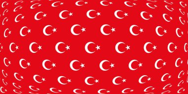 Kızıl Türk Bayrağı pürüzsüz desen arkaplanı.