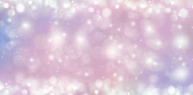 Soyut, bulanık pembe ton arka plan bokeh ışıkları. Dekoratif arkaplan ve gerilmiş tavan dekorasyonu için kullanılabilir.