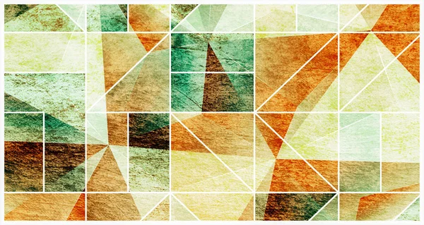 Abstract wall art background. Vintage style decorative wallpaper with stone pattern. Multicolored geometric pattern.
