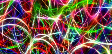 Renkli bulanık neon ışıkları arkaplan dokusu.