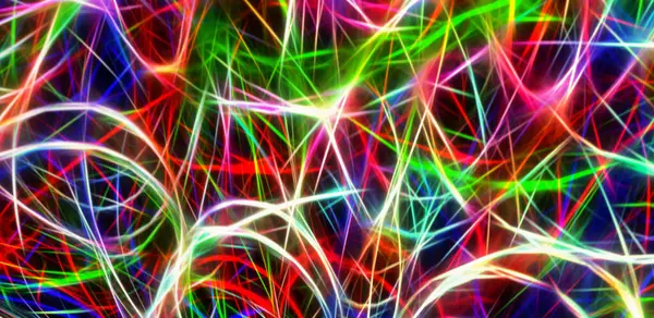 Renkli bulanık neon ışıkları arkaplan dokusu.