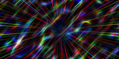 Prizma ışık etkisi dokusu. Kristal ışık kırılması. Yanardöner ışıltı etkisi. Renkli ışınlar