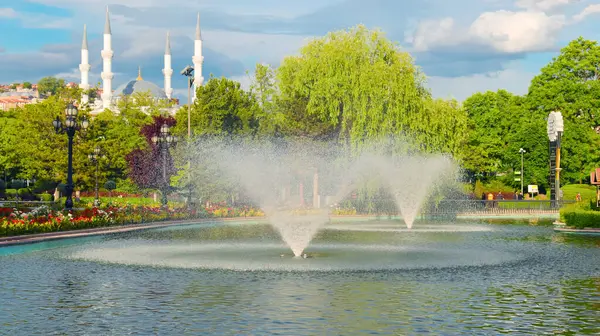 stock image Tourist, travel and entertainment park of Ankara, the capital of Turkey. Youth park.