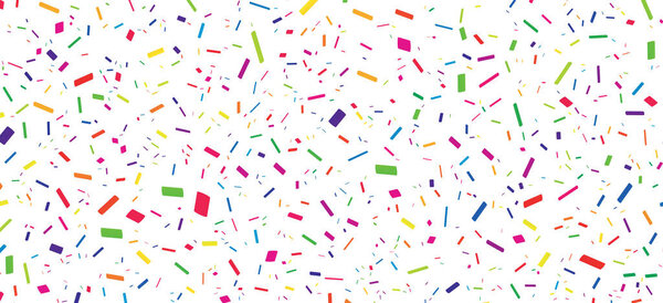 Abstract multicolored confetti texture background.
