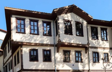 Geleneksel Osmanlı mimari tarzı eski tarihi ev.