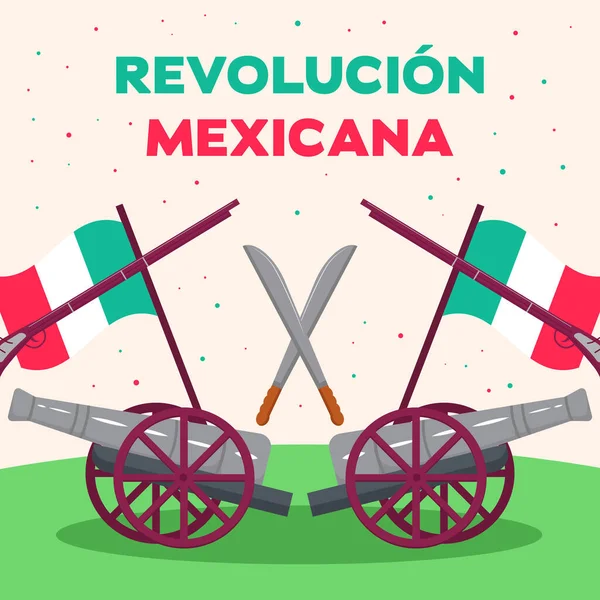 vektör revolucion mexicana illüstrasyon konsept tasarımı düz stil