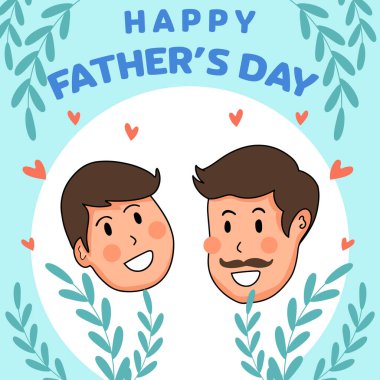 Oğlu ve babasıyla babalar günün kutlu olsun.