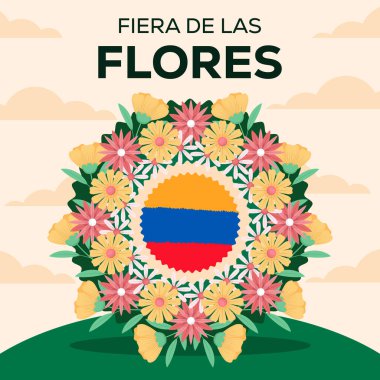 Kolombiya Fiera de las Flores için çizim tasarımı