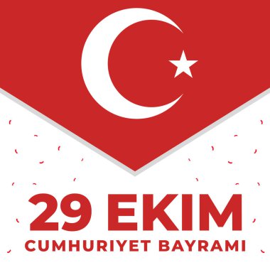 düz tasarım 29 Ekim Türk Silahlı Kuvvetleri Günü kutlamaları