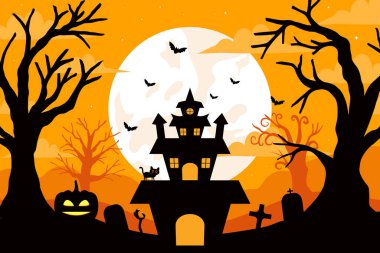 el çizimi mutlu cadılar bayramı arkaplan çizimi