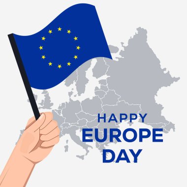 Avrupa Günü illüstrasyon tasarımınız kutlu olsun.