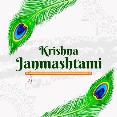 Krishna janmashtami festivalini kutlamak için çizimler