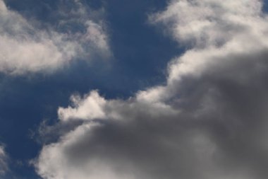 fırtınalı hava ve kara bulutlar