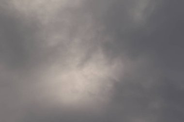 fırtınalı hava ve kara bulutlar