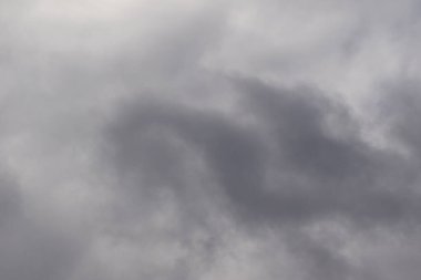 fırtınalı hava ve kara bulutlar