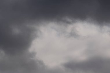 fırtınalı hava ve kara bulutlar