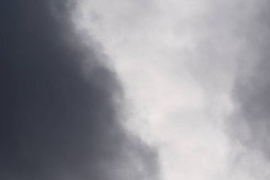 fırtınalı hava ve kara bulutlar