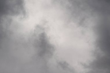 fırtınalı hava ve kara bulutlar