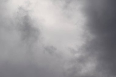 fırtınalı hava ve kara bulutlar