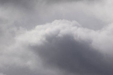 fırtınalı hava ve kara bulutlar