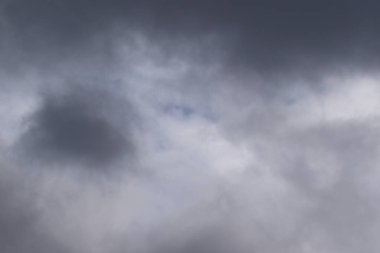 fırtınalı hava ve kara bulutlar