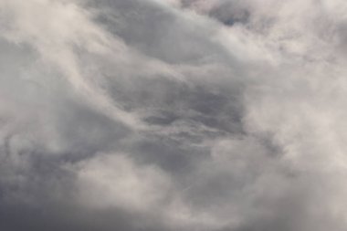 fırtınalı hava ve kara bulutlar