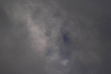 fırtınalı hava ve kara bulutlar