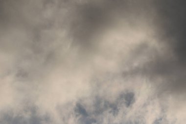 fırtınalı hava ve kara bulutlar