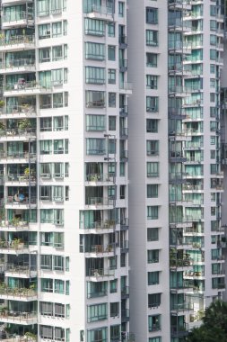 Singapur 'daki modern bina cephesi