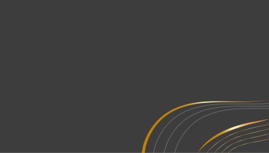 Lüks siyah ve altın çizgiler soyut arkaplan. Modern Lüks altın eğimli geometrik arkaplan