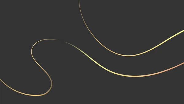 Luxus Schwarze Und Goldene Linien Abstrakten Hintergrund Moderne Luxus Goldenen — Stockvektor