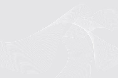 Abstract line wave white background. Modern wavy line abstract background