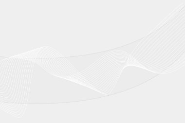 Abstract line wave white background. Modern wavy line abstract background