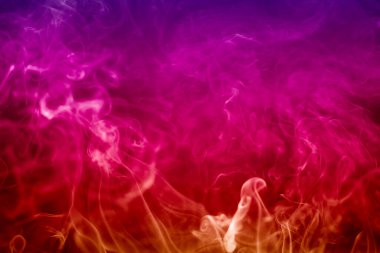 Rainbow abstract light texture smoke background. Colorful smoke on a black background